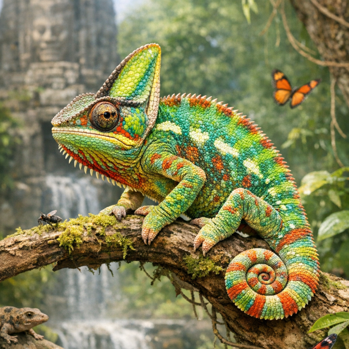 Curiozități despre Cameleonul Cambodgian