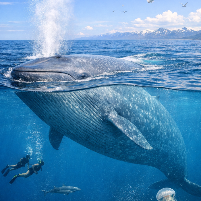 Curiozități despre balenele albastre