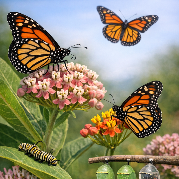 Curiozități despre fluturii monarh