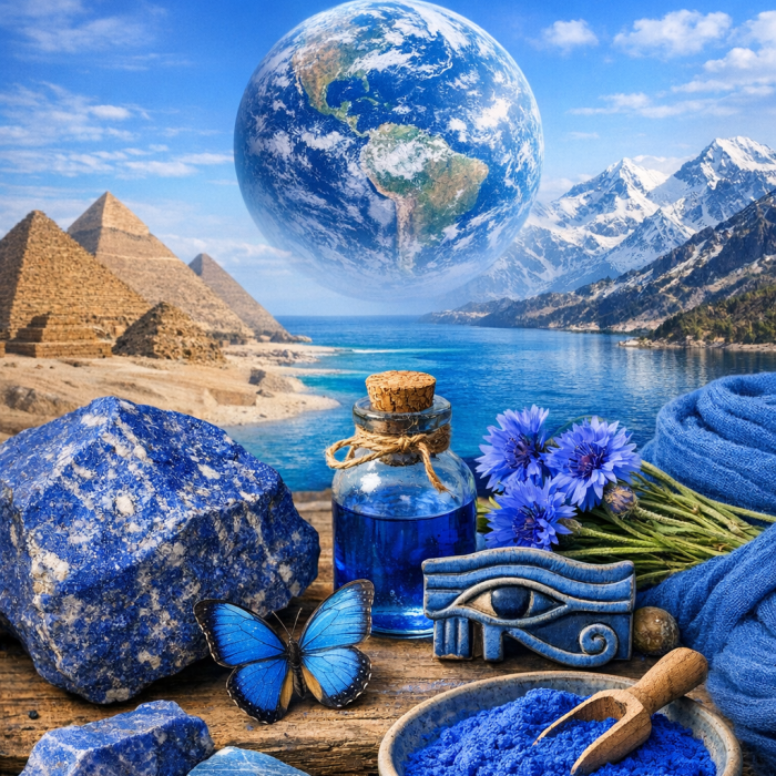 Curiozități despre originea și semnificația culorii albastre