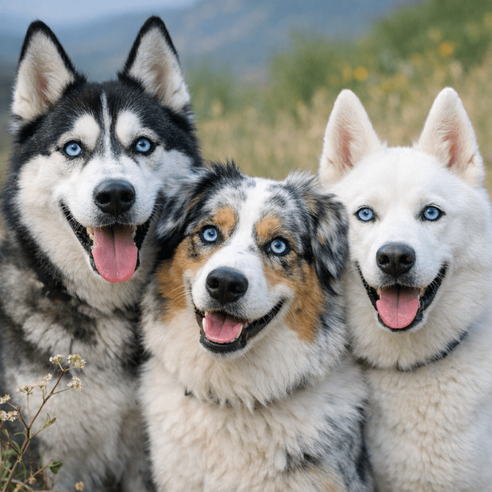 Curiozități despre câinii cu ochi albaştri